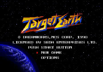 Target Earth (USA) screen shot title